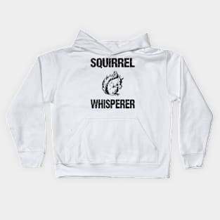 Squirrel Whisperer Cute Distressed Design Kids Hoodie